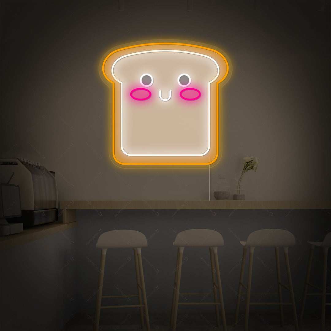 "Kawaii Slice Bread" Neon Sign