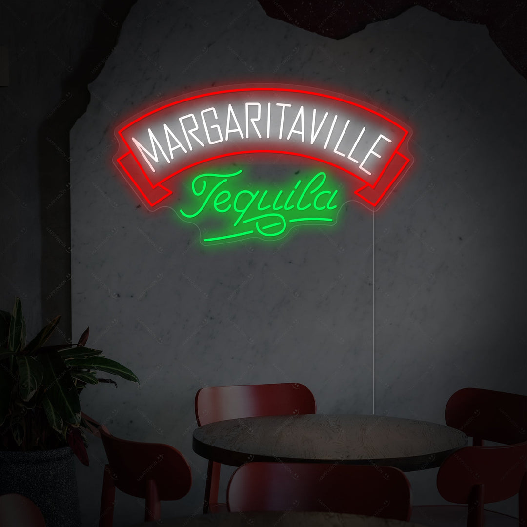 "Margaritaville Tequila" Neon Sign