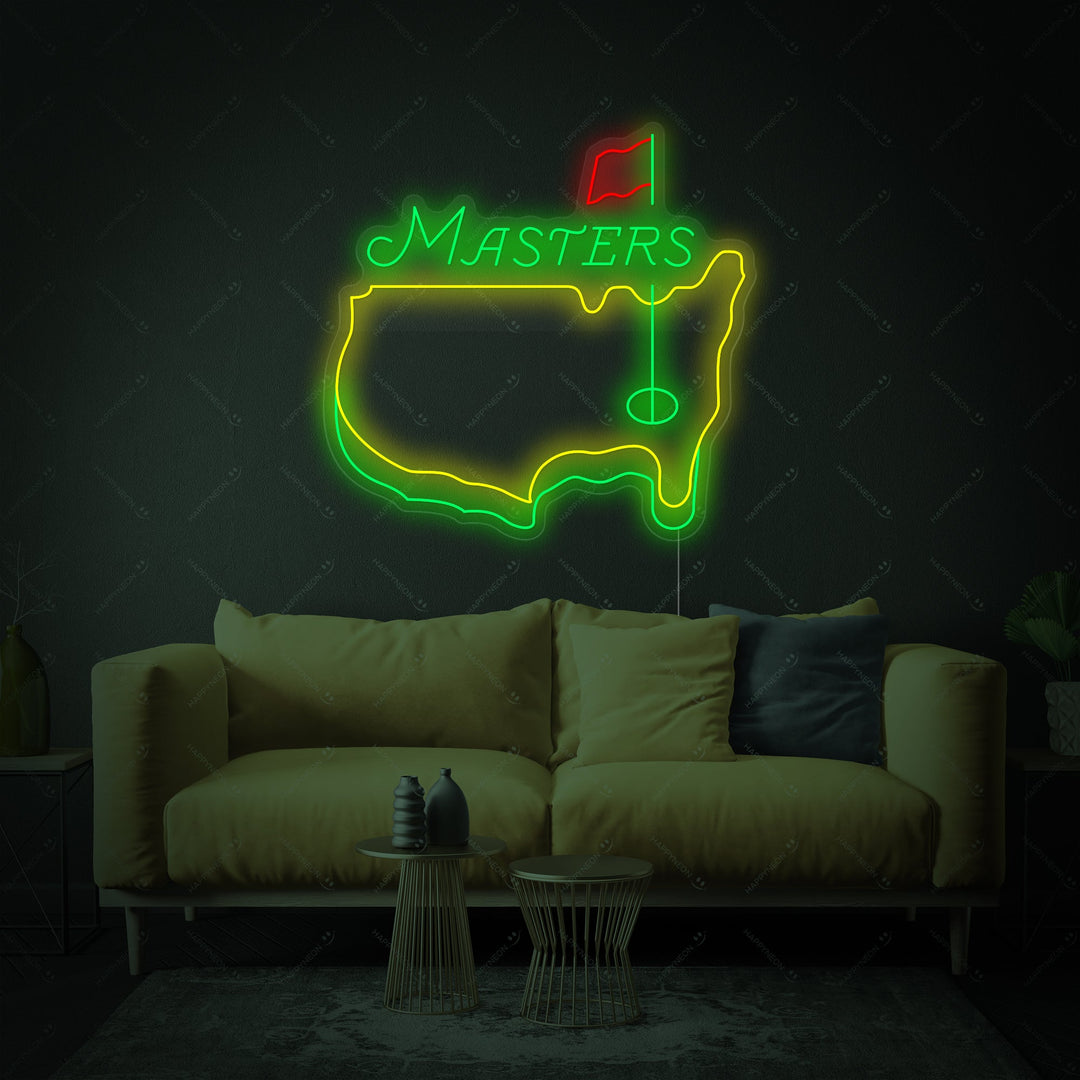 "Masters Tournament Golf" Neon Sign