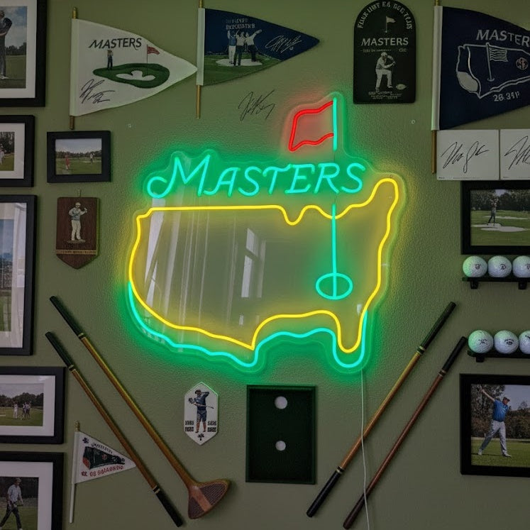 "Masters Tournament Golf" Neon Sign