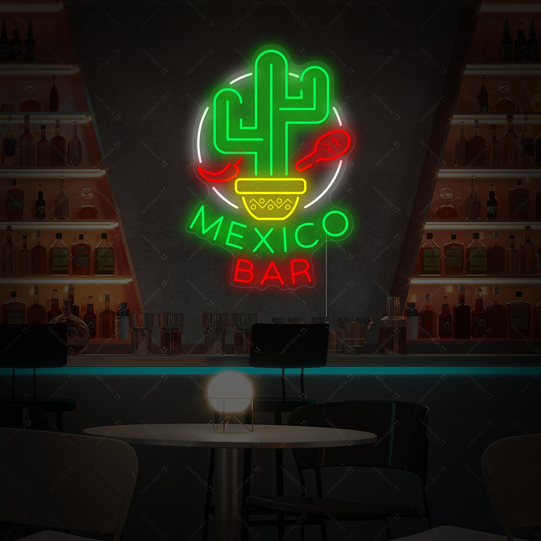 "Mexico Bar" Neon Sign