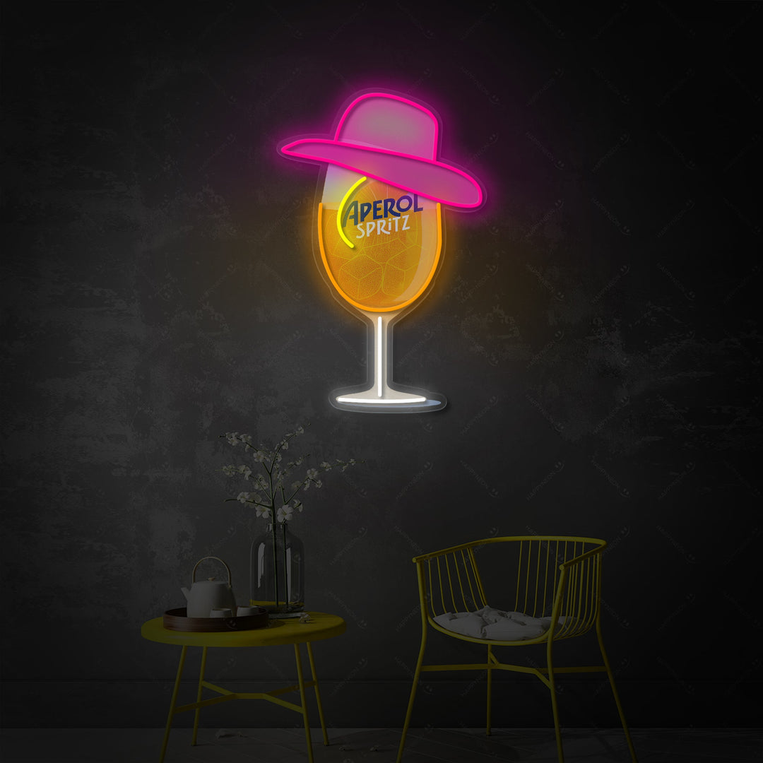 "Miss Aperol" Neon Sign
