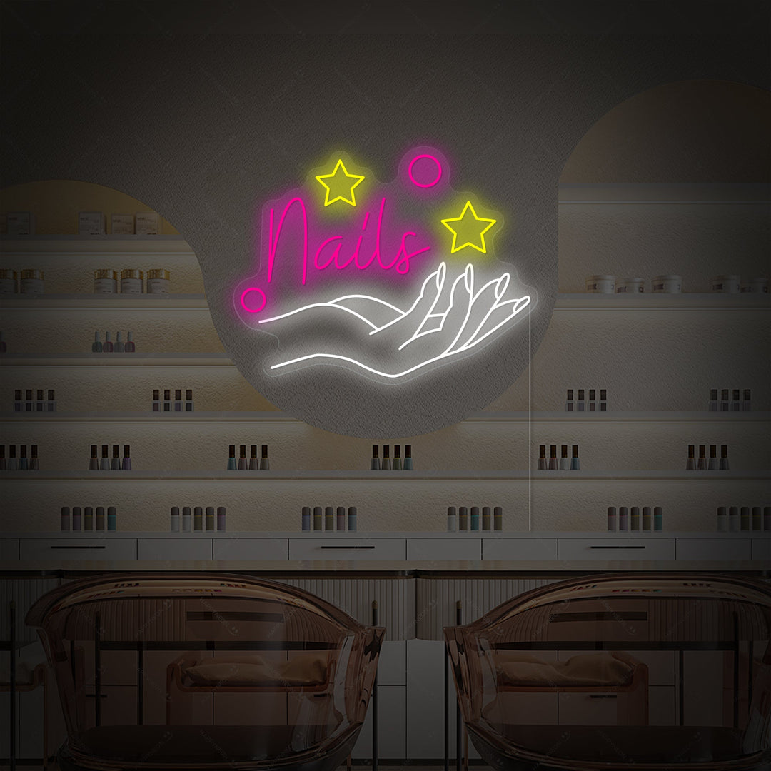 "Nail Salon" Neon Sign