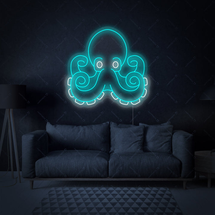 "Octopus" Neon Sign