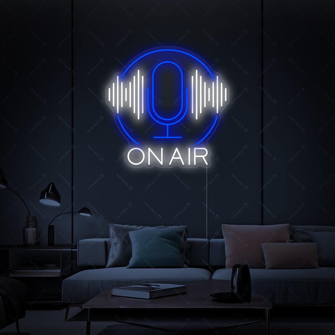 "Podcast On Air" Neon Sign