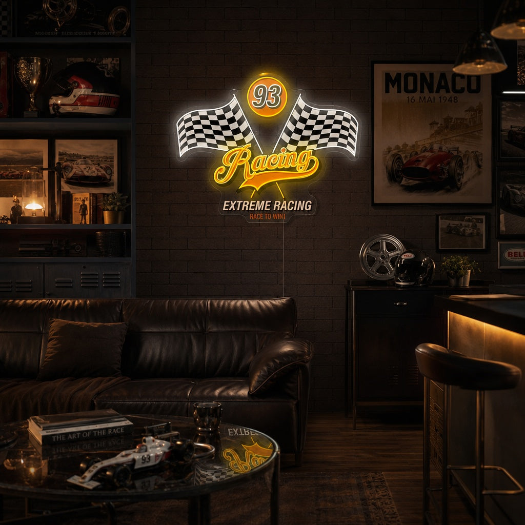 "Racing" Neon Sign