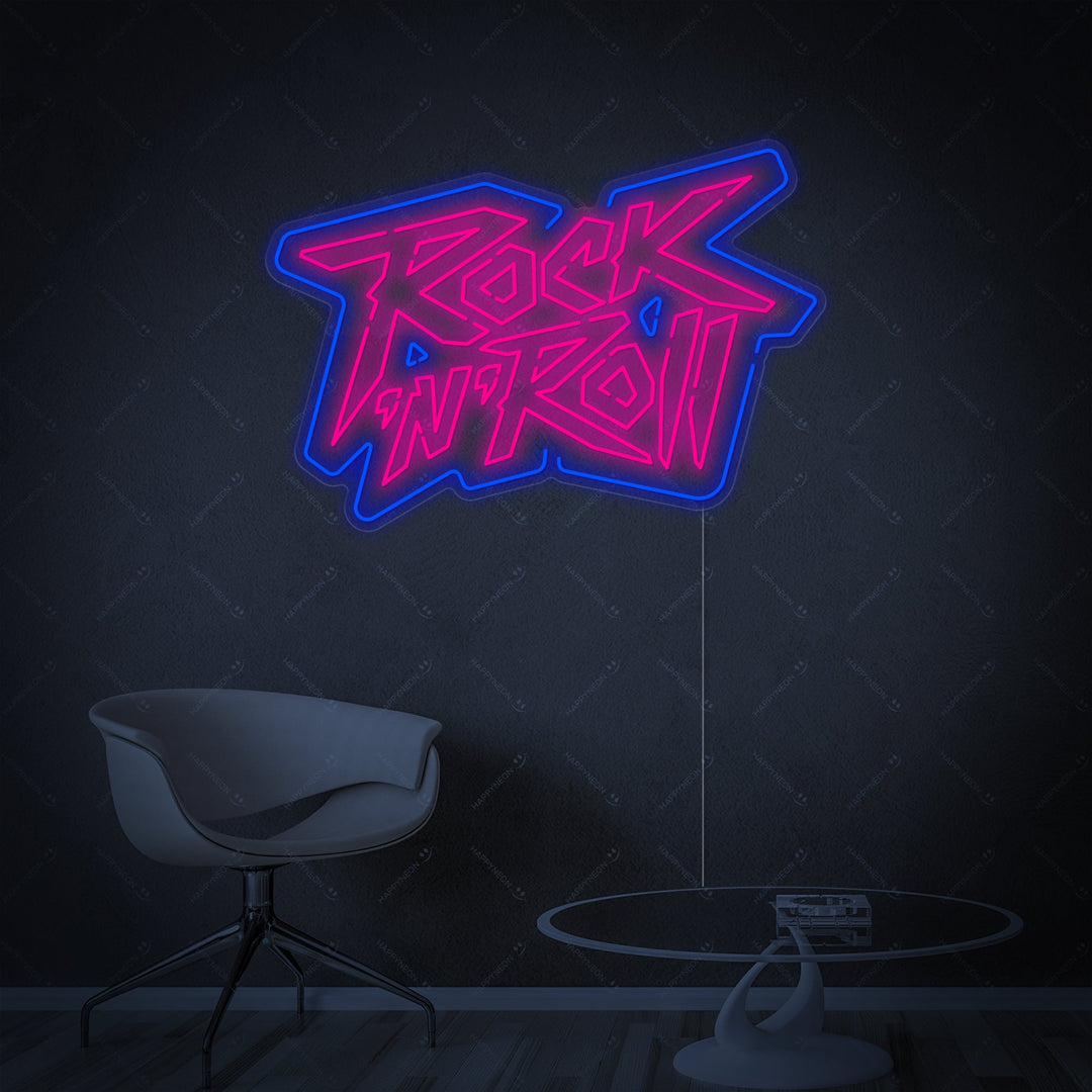 "Rock 'n Roll" Neon Sign