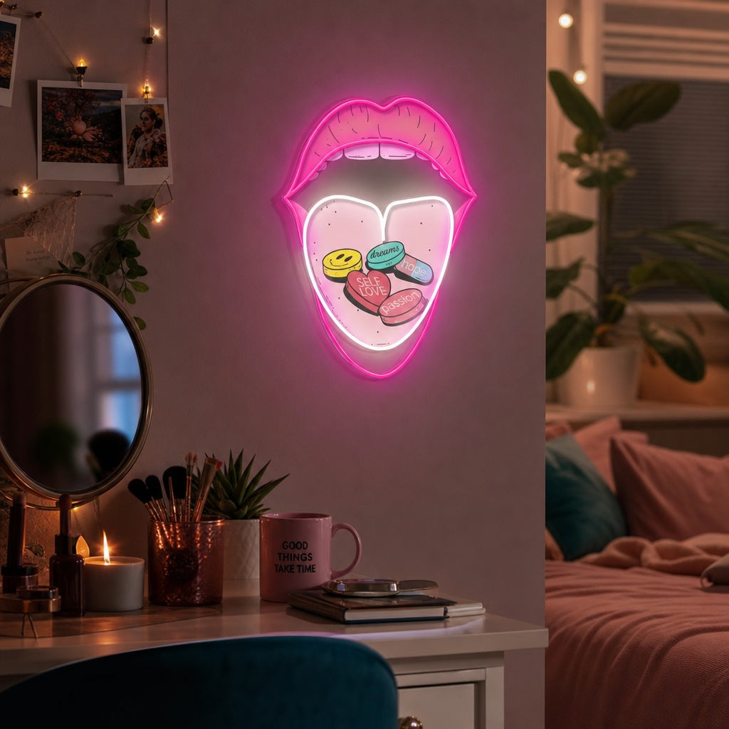 "Self Love Pills Metaphor" LED Neon Sign