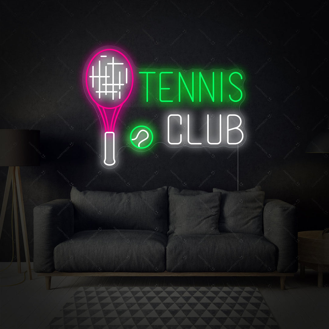 "Tennis Club" Neon Sign