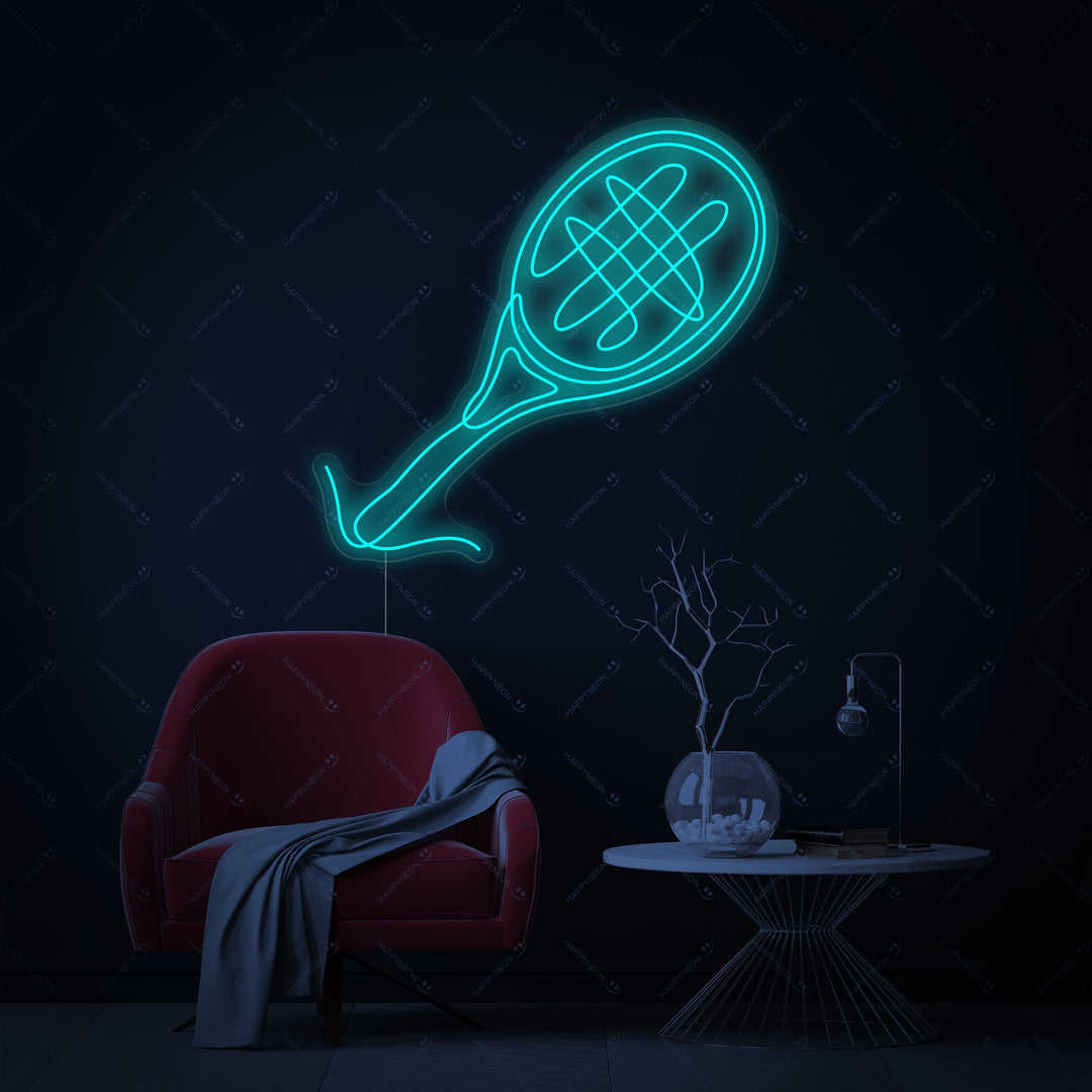 "Tennis Racket" Neon Sign