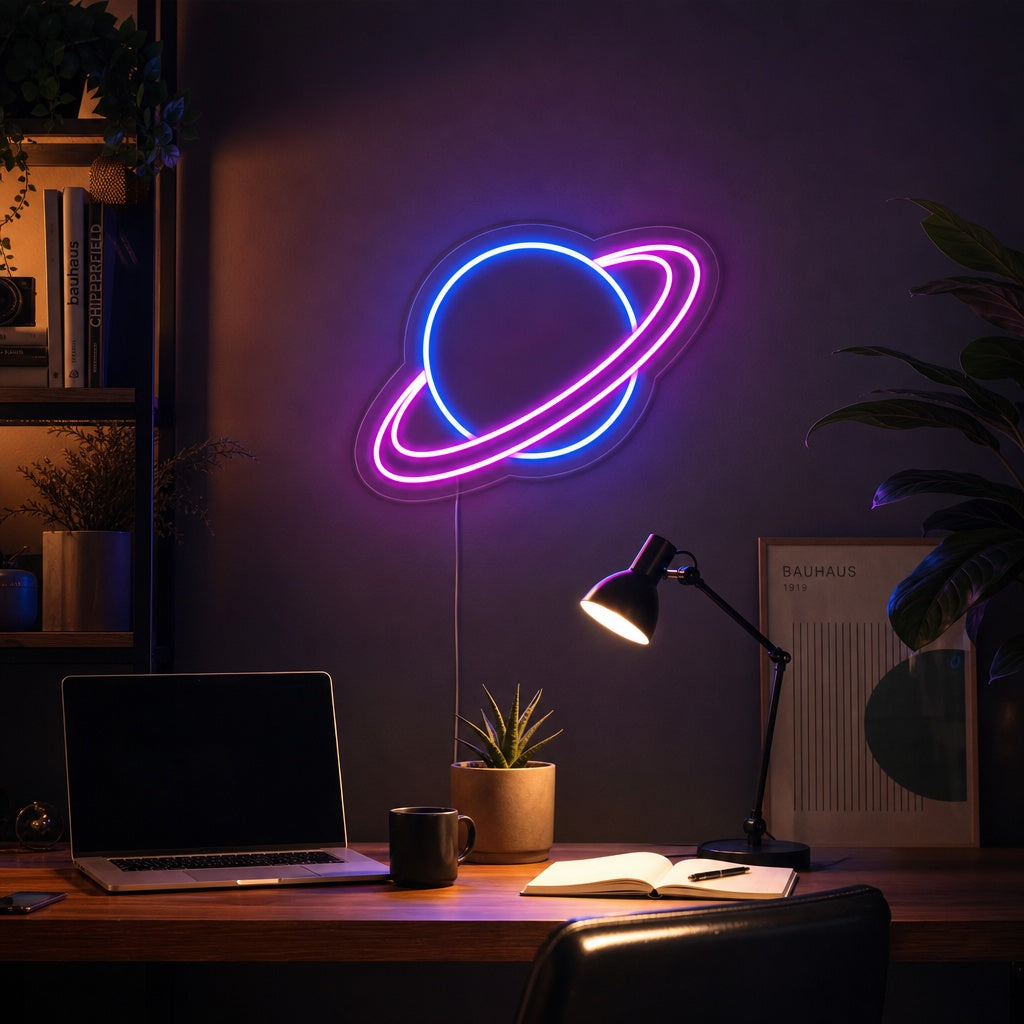 "Universe Planet" Neon Sign