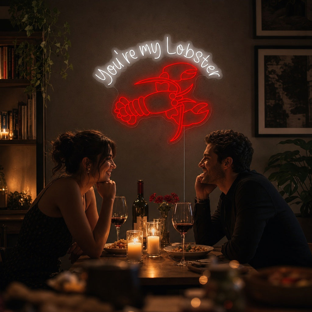 "You're My Lobster" Neon Sign