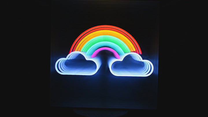 "Rainbow" 3D Infinity LED Neon Sign