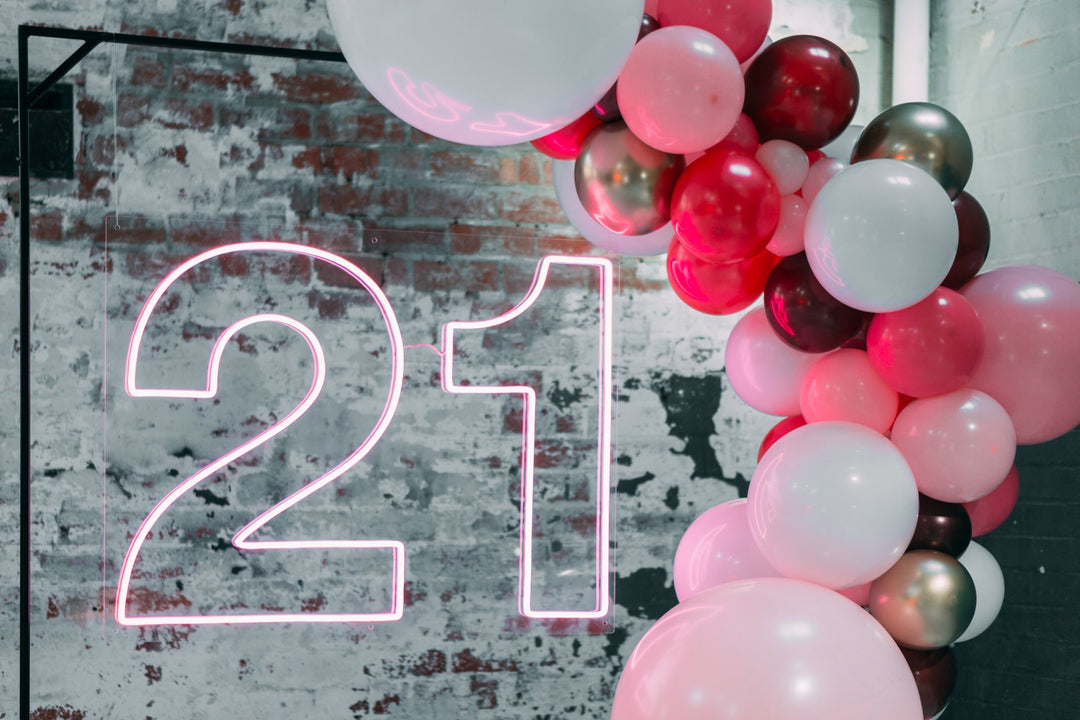 "21" Neon Sign