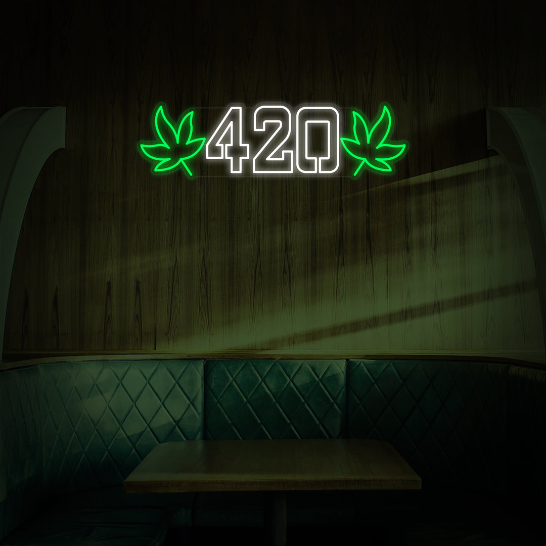 "420 Weed" Neon Sign