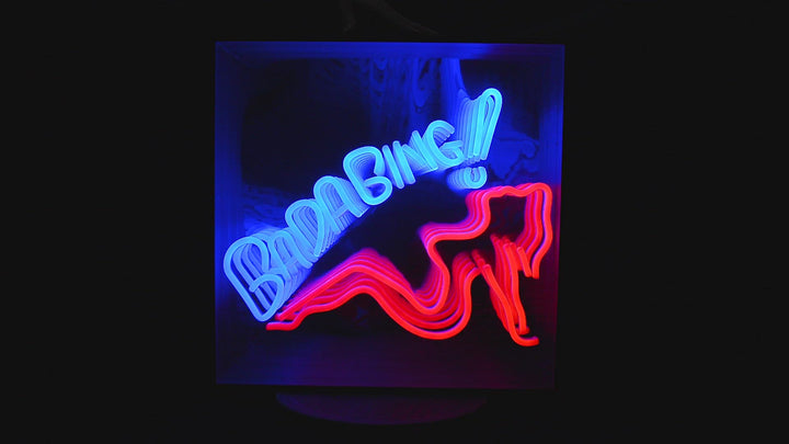 Bada Bing 3D Infinity LED Neon Sign