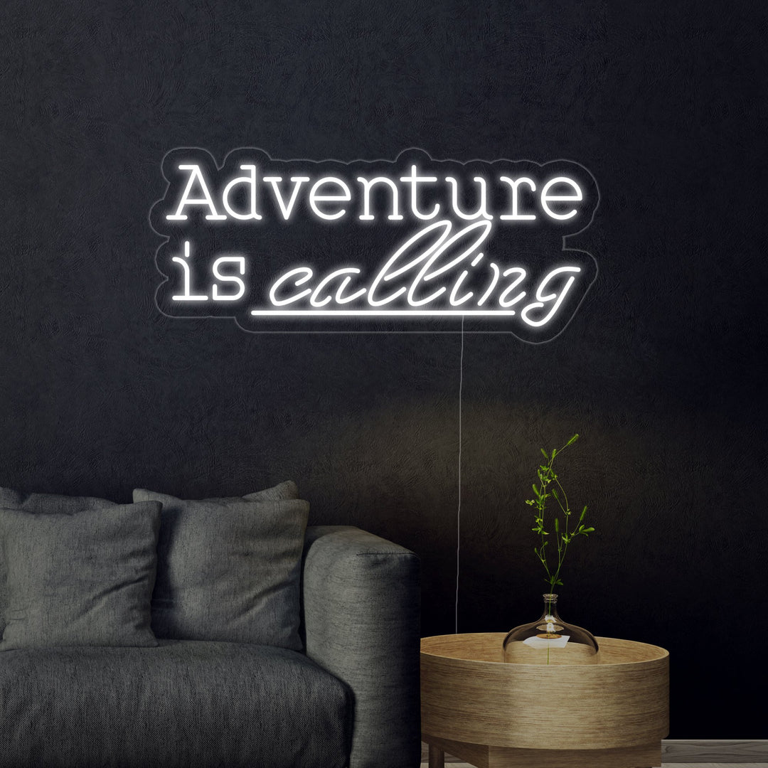 "Adventure is Calling" Neon Sign