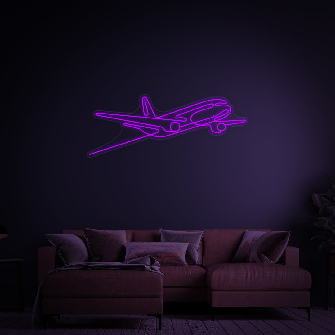 "Airplane" Neon Sign