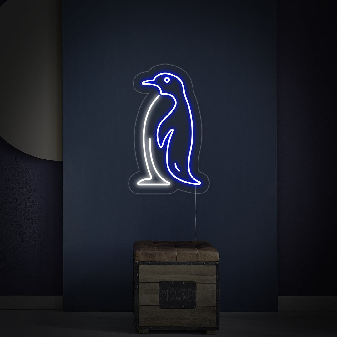 "Antarctic Penguin" Neon Sign