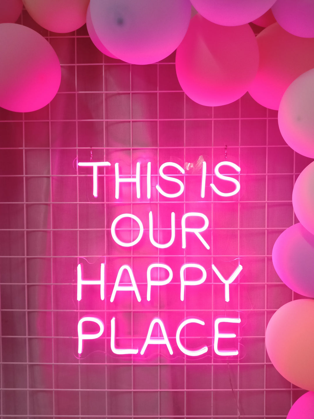 This is Our Happy Place LED Neon Sign (in stocks)