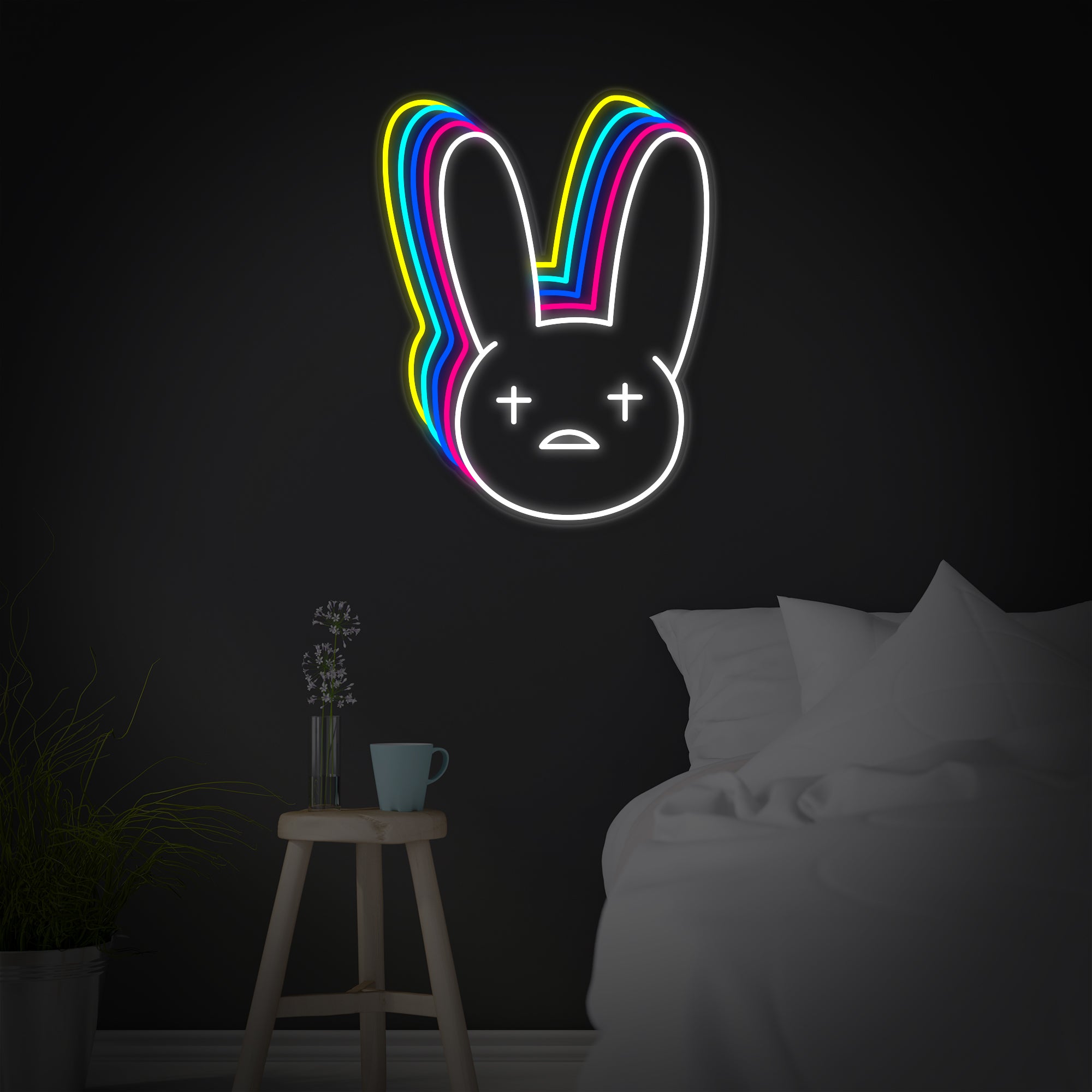 Bad bunny on sale neon light