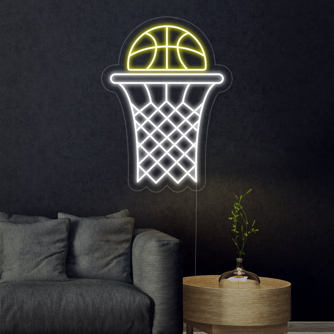 "Basketball Net" Neon Sign