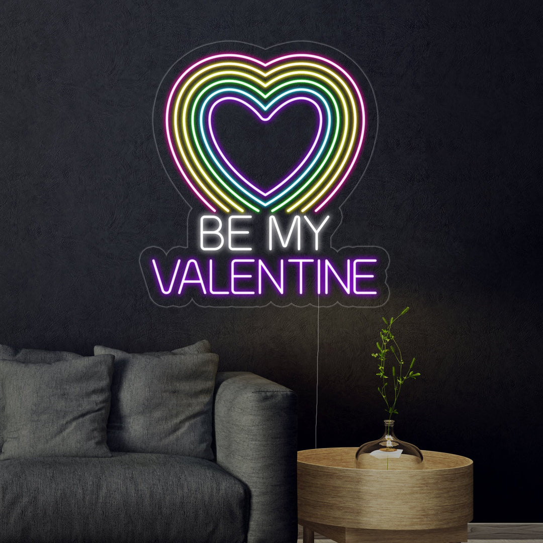 "Be My Valentine" Neon Sign