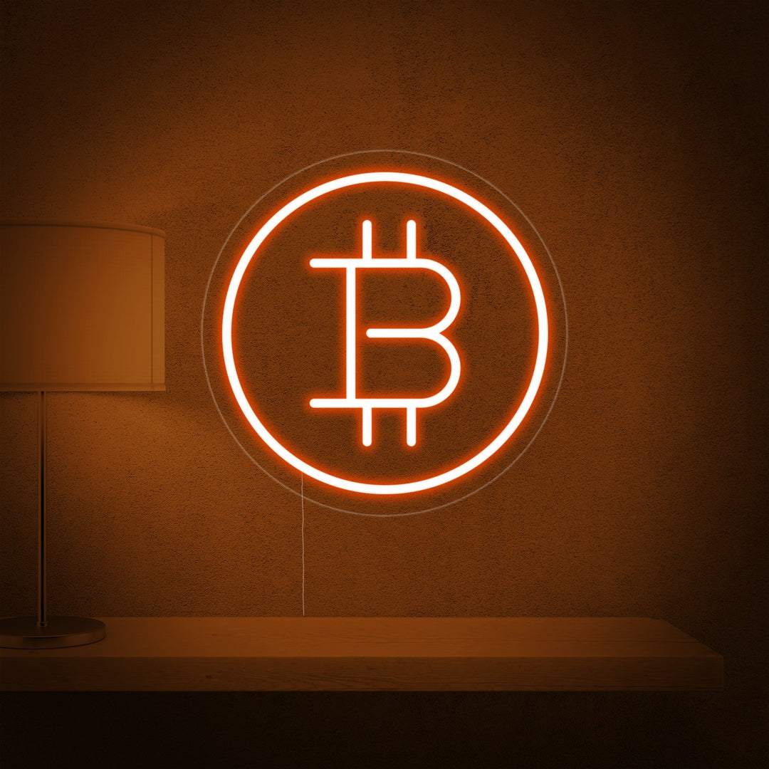 "Bitcoin" Neon Sign