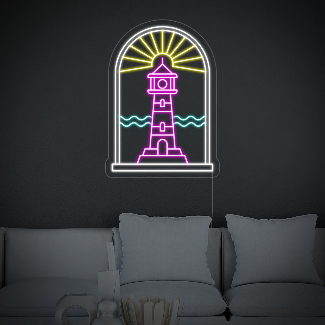 "Bohemian Tower" Neon Sign