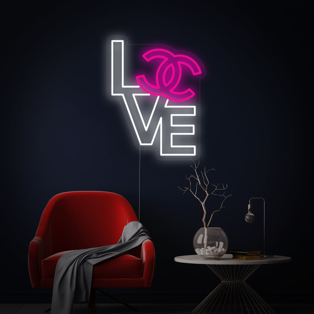 "CC Love" Neon Sign