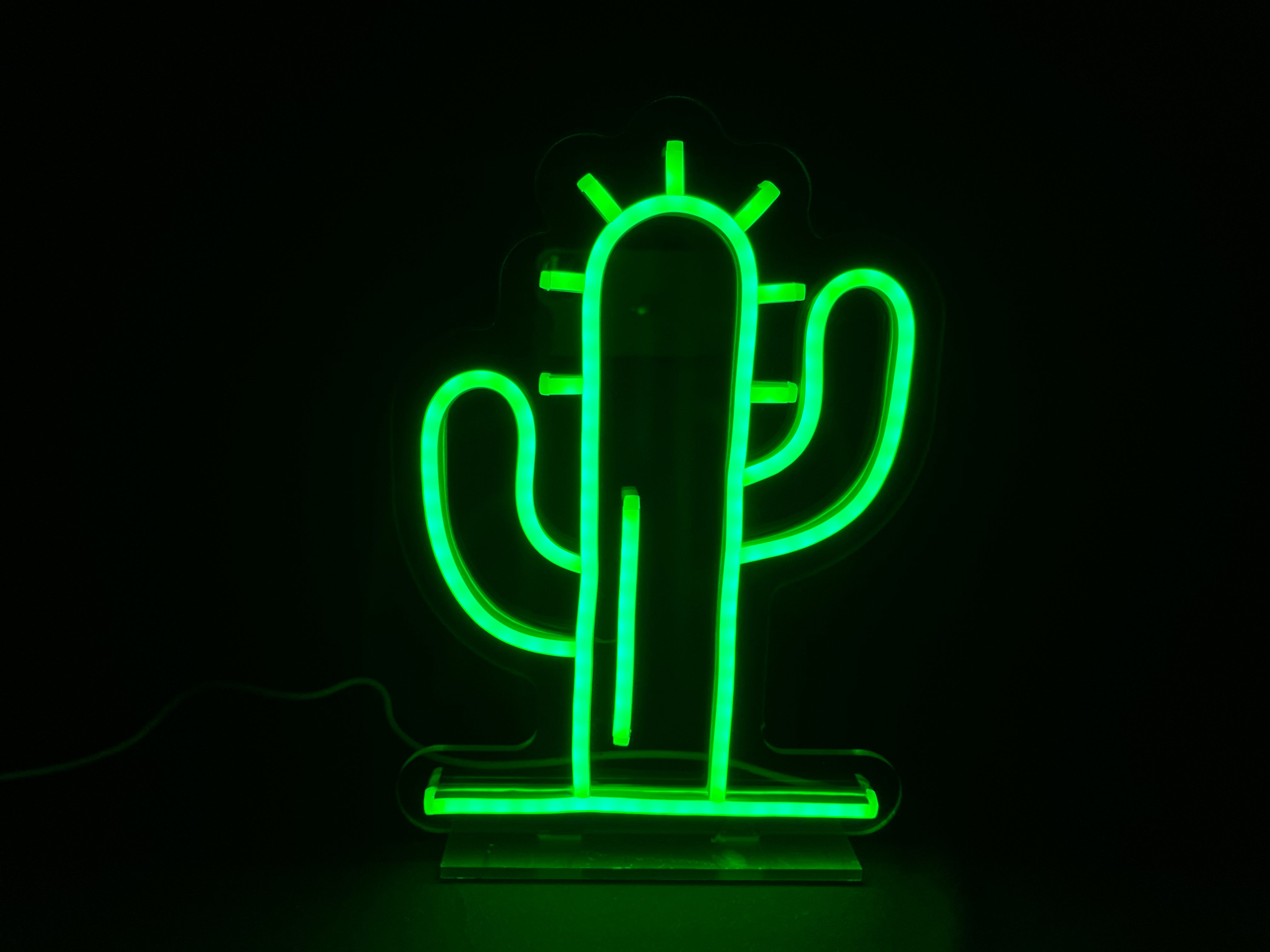 Cactus Desk LED Neon Sign