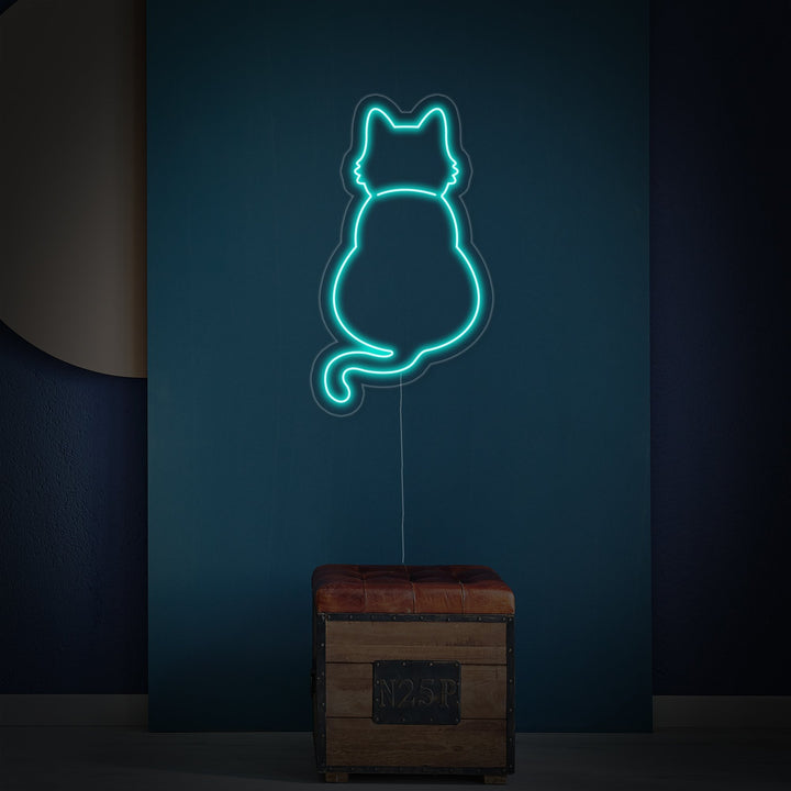 "Cat Silhouette" Neon Sign