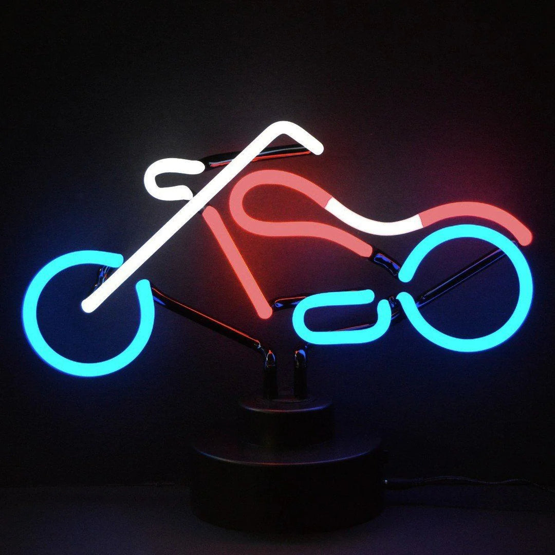 Chopper Table Neon Sign, Glass Neon Sign