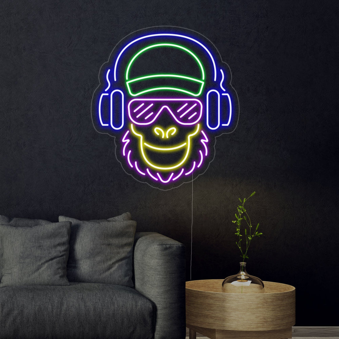 "Cool Monkey" Neon Sign