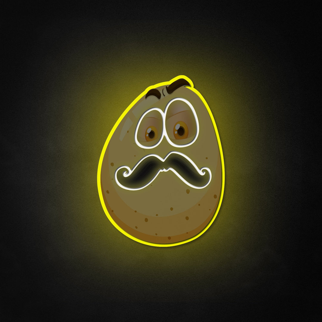 "Cute Potato" Neon Like Sign