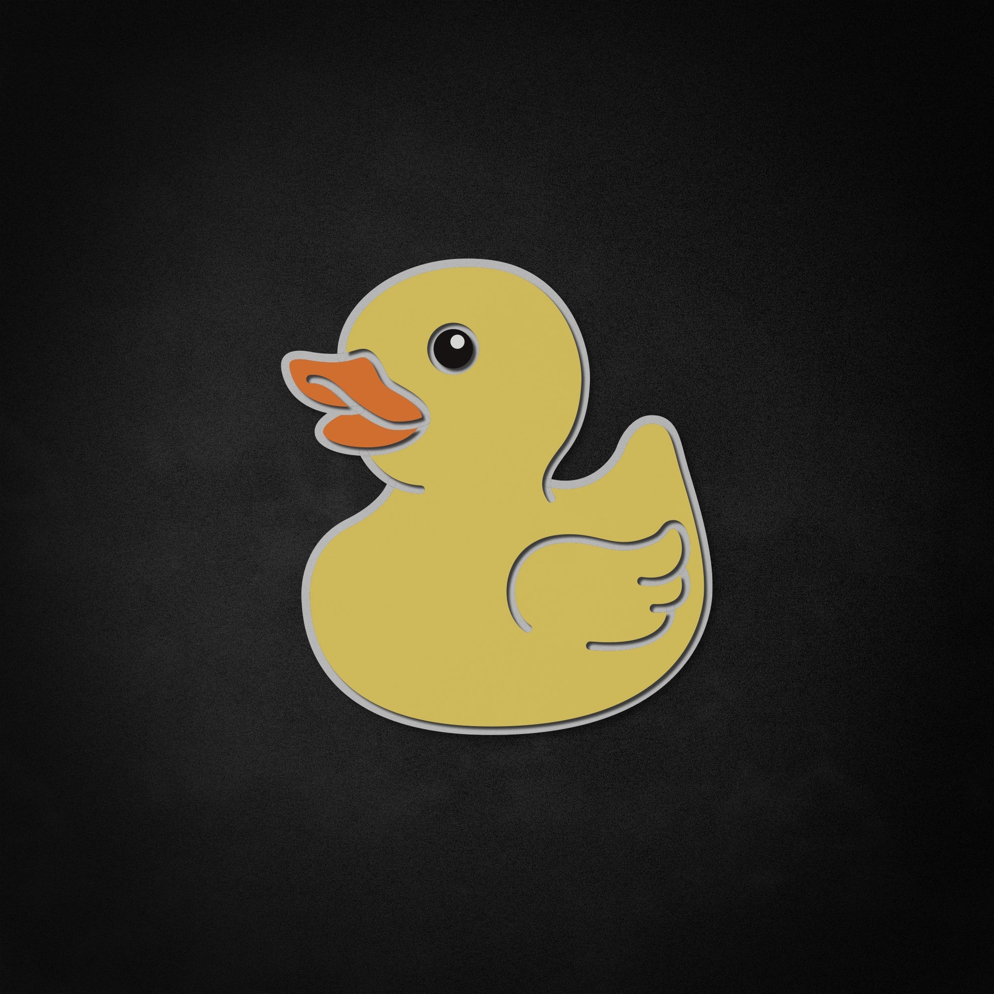 Cute Rubber Duck Neon Like Sign, Duck Neon Sign, Duck LED Light