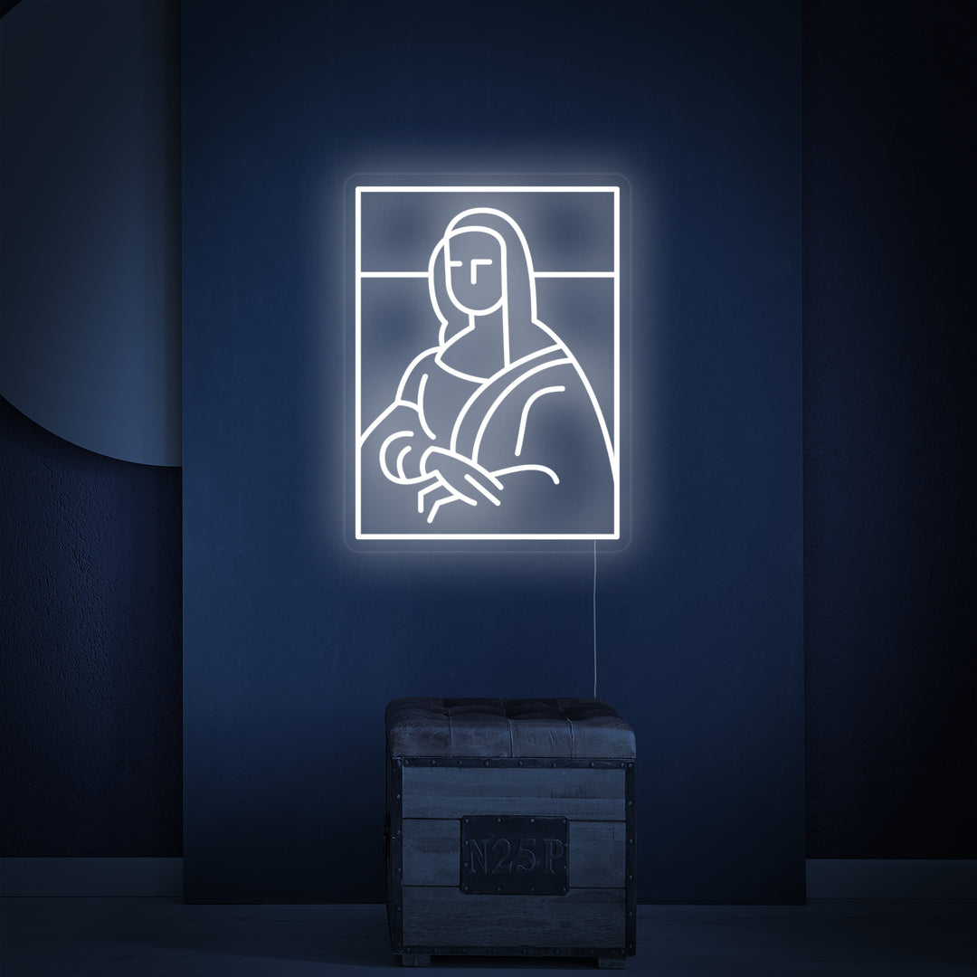 Da Vinci Mona Lisa Neon Sign