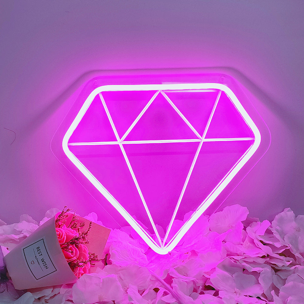 Diamond USB Mini LED Neon Sign