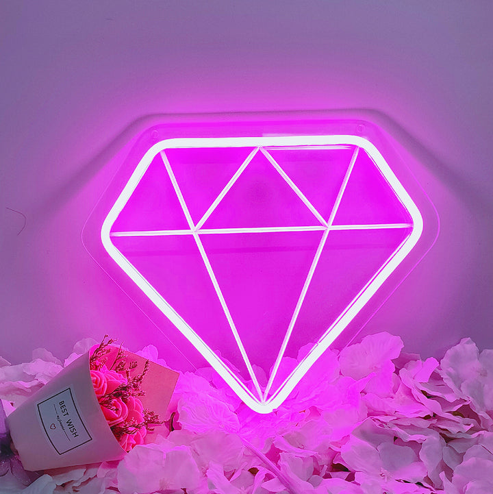 Diamond USB Mini LED Neon Sign
