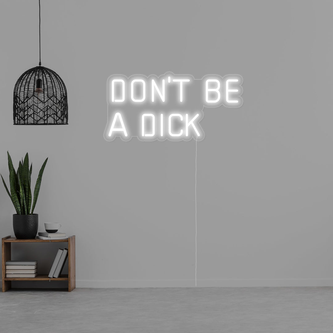 "Dont Be a Dick" Neon Sign