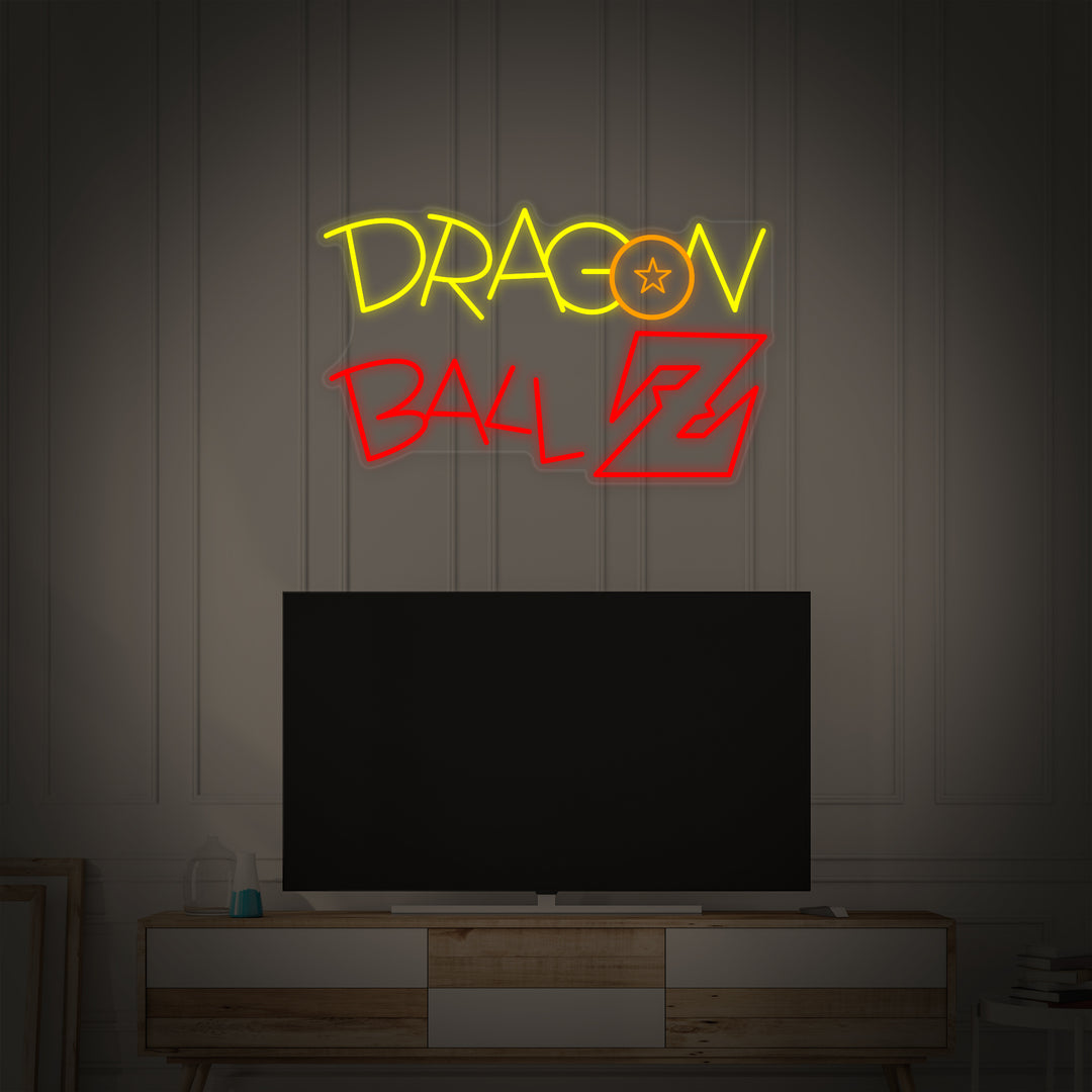 "Dragon Ball Z Logo Anime" Neon Sign
