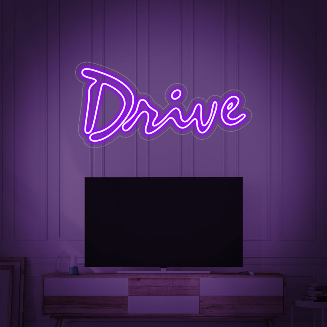 "Drive Movie" Neon Sign