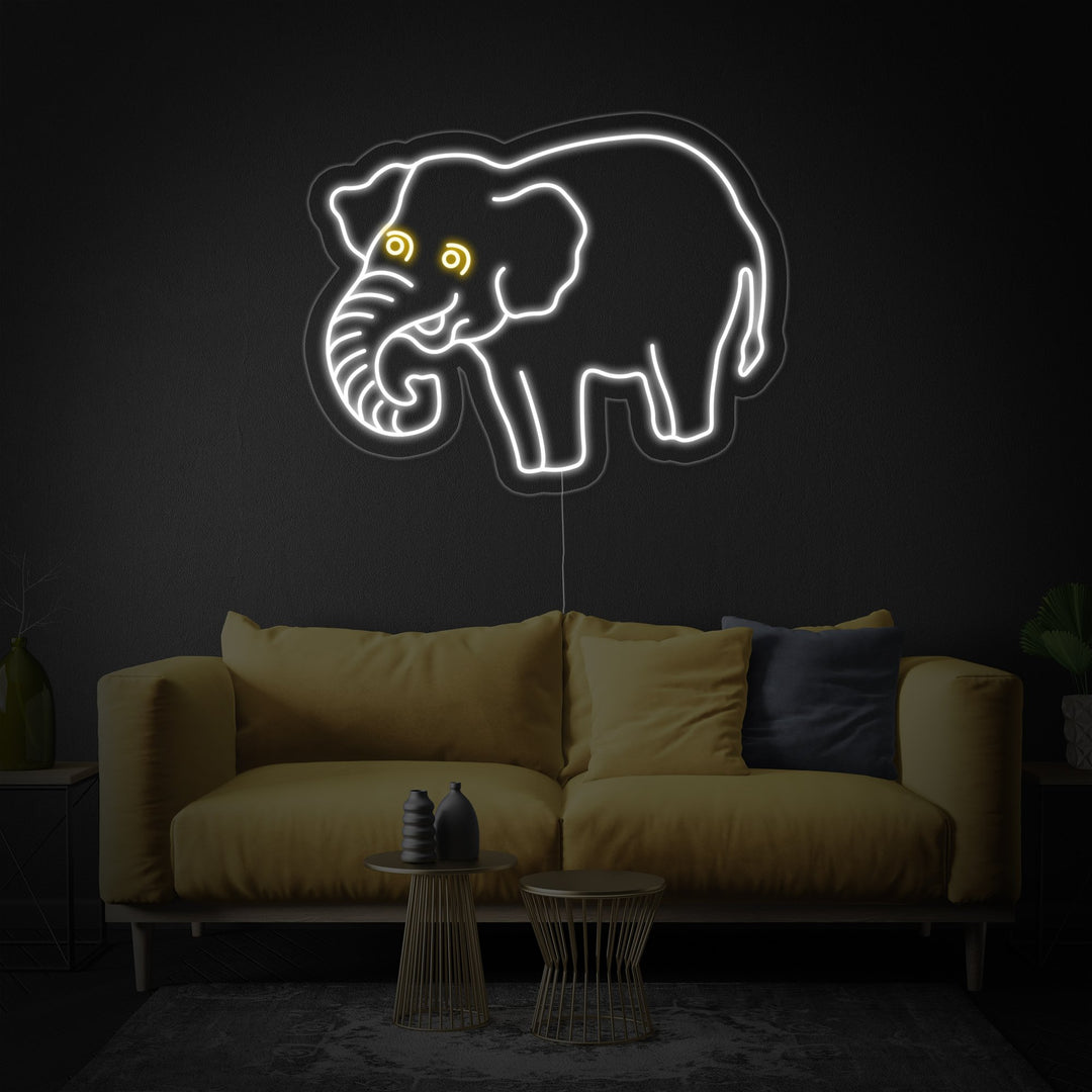 "Elephant" Neon Sign
