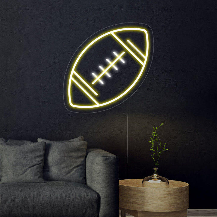 "Football Ball" Neon Sign