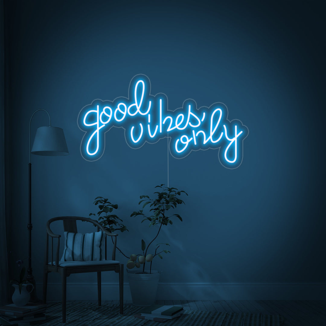 "GOOD VIBES ONLY" Neon Sign