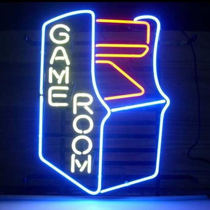 "Game Room Retro, Game Decor" Neon Sign