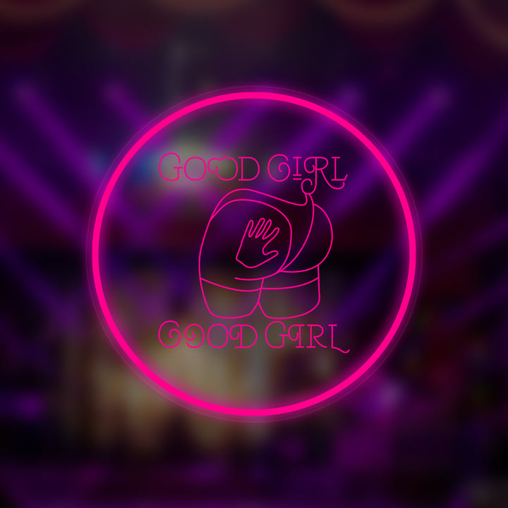 "Good Girl Good Girl" Mini Neon sign