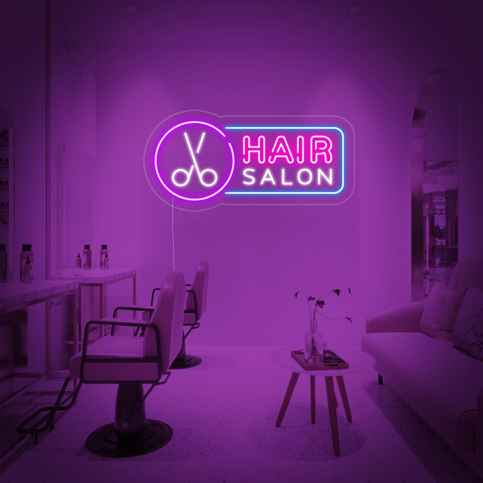Hair Salon Neon Sign HAPPYNEON