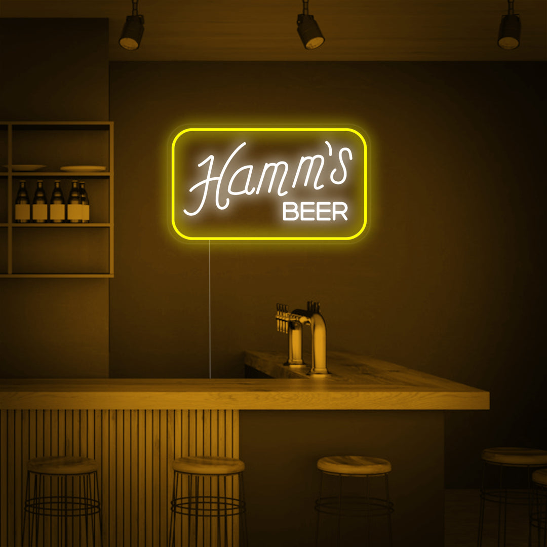 Hamms Beer Neon Sign