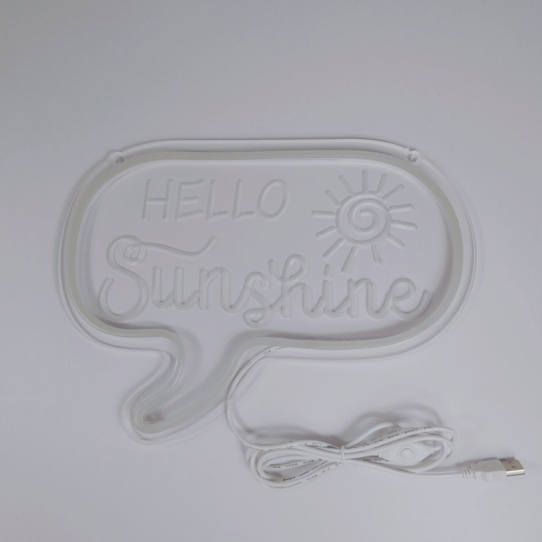 "Hello Sunshine" USB Mini LED Neon Sign